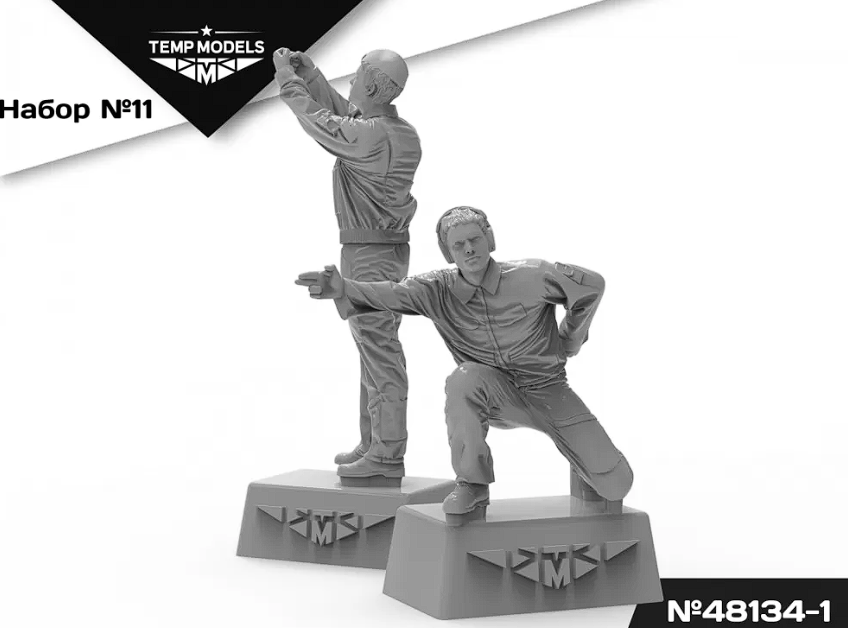48134-1TMP Техники ВМС РФ. Набор No. 11-1 1/48 Temp Models