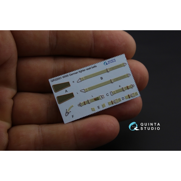 QD32053 3D Декаль интерьера кабины Bf 109E-4 (для модели Cyber-hobby/Dragon)