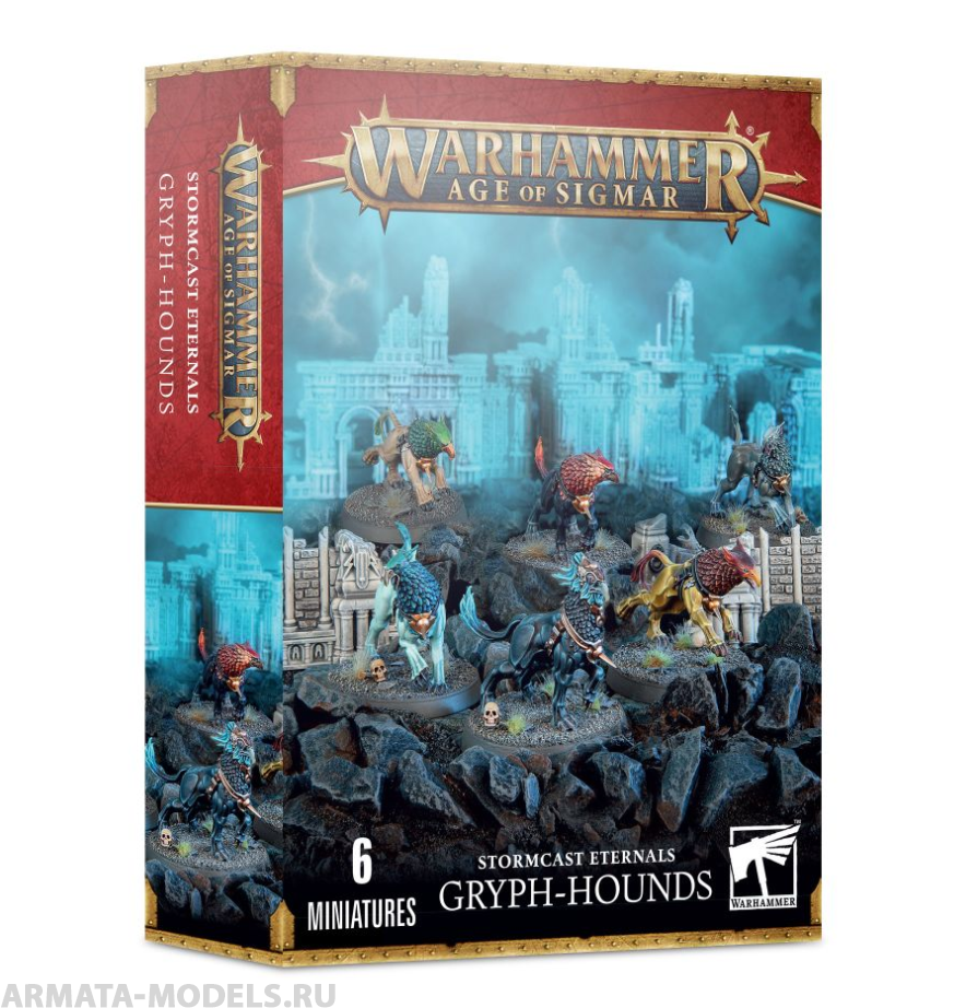 96-31 Набор Грозорожденные Вечные. Гриф-Гончие (Stormcast Eternals Gryph-Hounds)