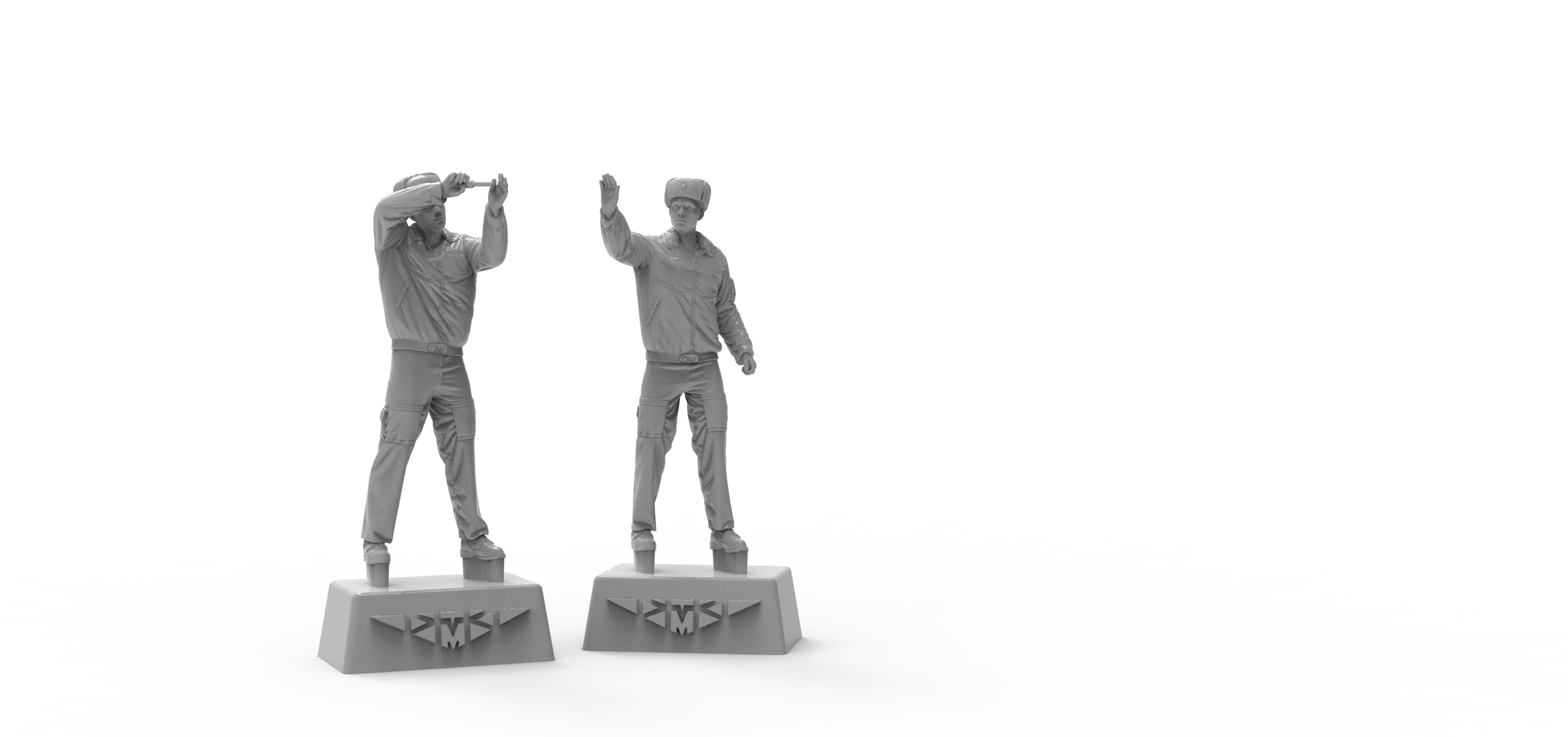 48123-2-1TMP ТЕХНИКИ ВКС РФ (ЗИМНЯЯ ФОРМА) НАБОР №17-2 (2шт) Temp Models