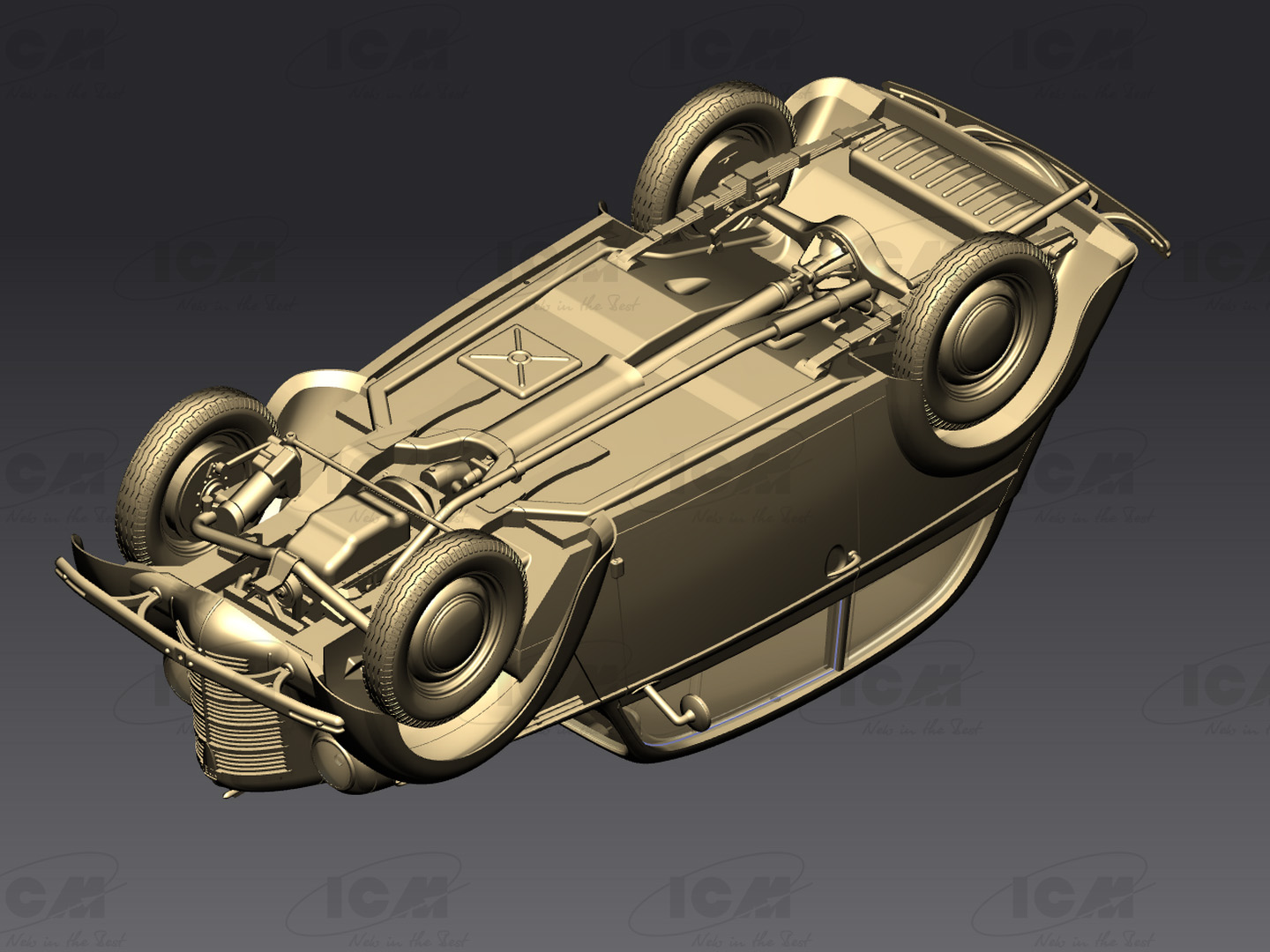 DS3504 Легковые автомобили Вермахта (Kadett K38 Saloon, Kapitan Saloon, Admiral Saloon) ICM