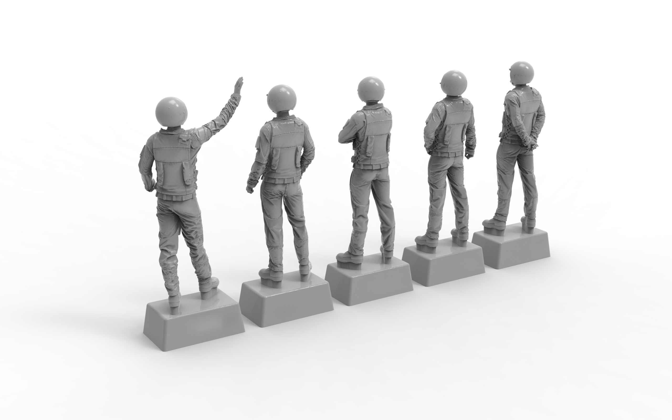 48524-1TMP Пилоты ВКС РФ набор №7 Temp Models