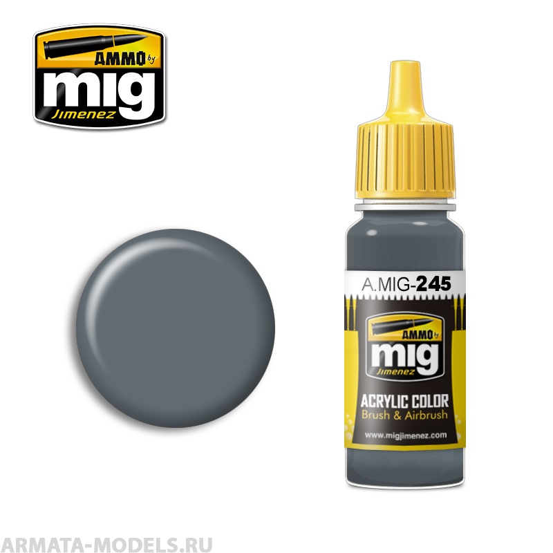 AMIG0245 Ammo Mig Акриловая краска OCEAN GREY (BS 629) 17 мл