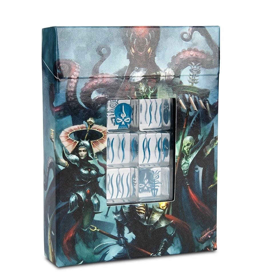 86-76GW Набор кубиков Эра Сигмара. Глубиннорожденные Идонет (Age Of Sigmar: Idoneth Deepkin Dice)