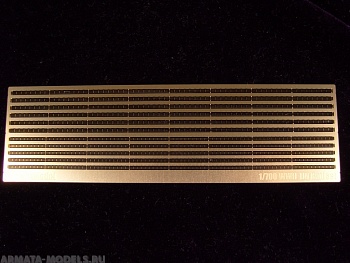 AW60019 Деревянная палуба для IJN Ships Utility Rail 1/700