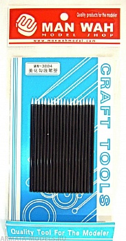 MW-3004 Модельная кисть для нанесения точек, и мелких штрихов (одноразовая)