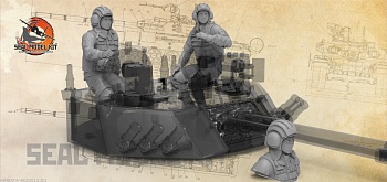 smk35013 танкисты морской пехоты в движении (Не для свободной продажи)