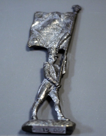 Н-15-009 Французский знаменосец Солдатики "Ура"