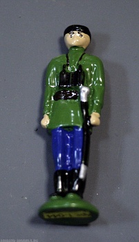 1-044 окрашеная фигура Кубанский казак-офицер