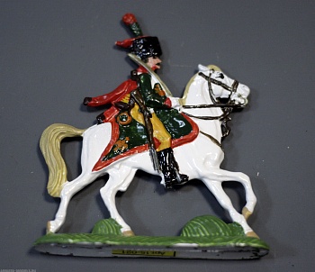 15-021 окрашеная фигура Французский егерь