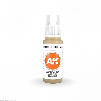 AK11115 Краска акриловая Light Earth 17ml