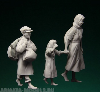 3075STAL Дети 3 фигурки