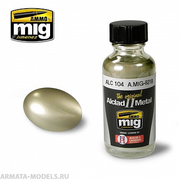 AMIG8218 Ammo Mig Металлик серии Alclad II Блеклый горелый металл ALC104 PALE BURNT METAL