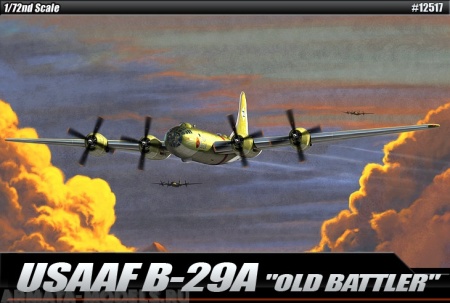 12517 Самолет  USAAF B-29A OLD BATTLER Academy
