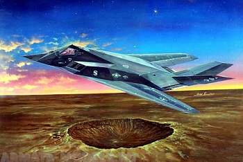 03219 Самолёт  F-117 Найтхок 
