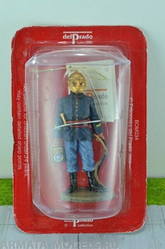 BOM034 Фигура Fireman, firedress with respiratory, France 1780, 1/32 Del Prado