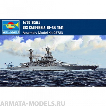 05783P USS California BB44 Battleship 1941