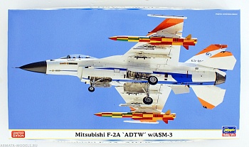 02274 Самолет Mitsubishi F-2A ADTW w/ASM-3 (HASEGAWA) 1/72