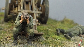 T35119 Война окончена! Немецкие артиллеристы (Курск 1943 г) (2)