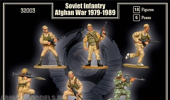 32003MR Фигуры Soviet Infantry Afghan War