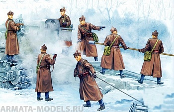 Набор фигурок 00427 Расчет гаубицы Б-4