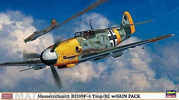 09980 Самолет  MESSERSCHMITT Bf109F-4 TROP/R1 w/GUN PACK