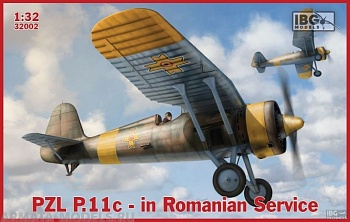 IBG32002 Самолет PZL P.11c Fighter in Romanian Service