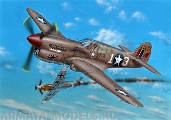 SH72379 Самолёт P-40K-1/5 Warhawk 'Short Tail варианты ВВС СССР и USA
