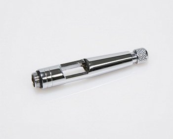 5885J Защитный колпак задний с регулятором подачи краски в сборе, с окном для регулировки иглы, хром, 60 мм