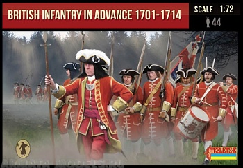 72230ST Фигуры British Infantry in Advance 1701-1714