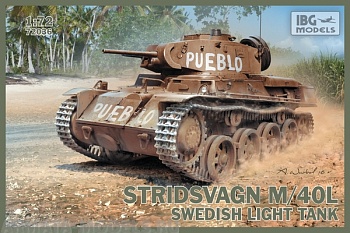 IBG72036 Танк Stridsvagn M/40 L Swedish light tank