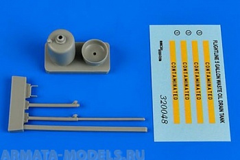 320048AERO  5 Gallon Waste Oil Drain Tank 1/32